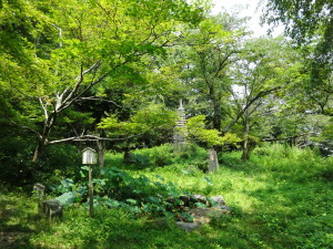 大石良雄の隠棲地である