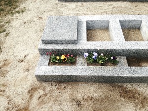 西安霊苑　花葬の見本