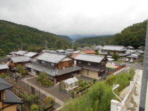 外畑地区　家並み