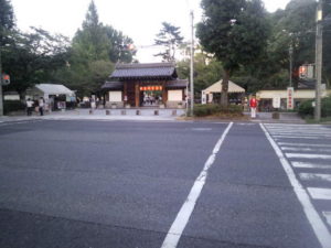 膳所城跡公園正面